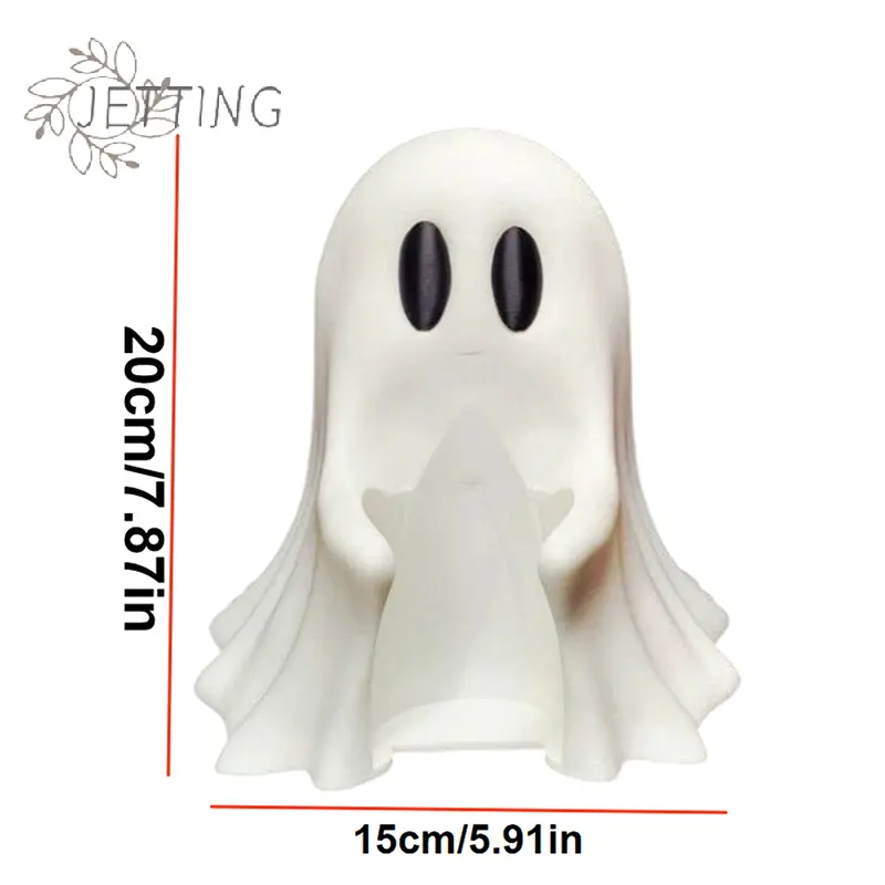 Cute Ghost Drink Holder Halloween Ghost Can Holder For Coke Soda Cans Desktop Ornament For Indoor Home Decor Swap Cans Anytime