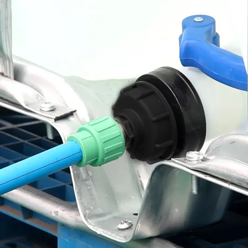 1pc Durable IBC Tank Fittings S60X6 Coarse Threaded Cap 60mm Female Thread To 1/2 ", 3/4", 1 " Water Tap Adapter Connector