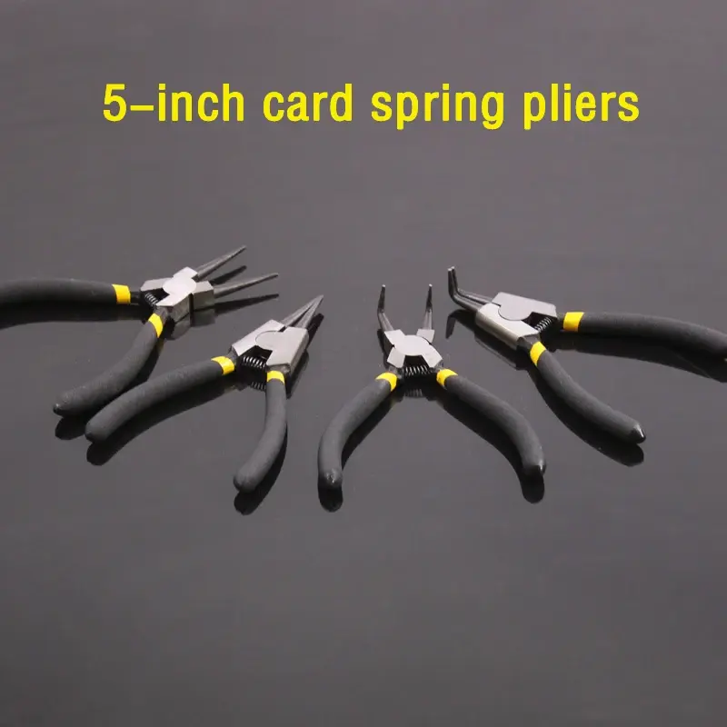 Circlip Pliers Needle Nose Pliers Retaining Ring Pliers For Removing Installing Puller Locking Rings Shafts