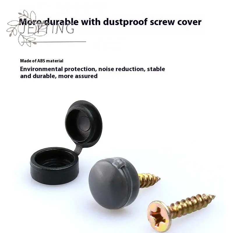 100PCS Cross Screw Nail Cap Screw Decorative Cover Folding Buckle For Car Furniture Decorative Nuts Cover Bolts Hardware