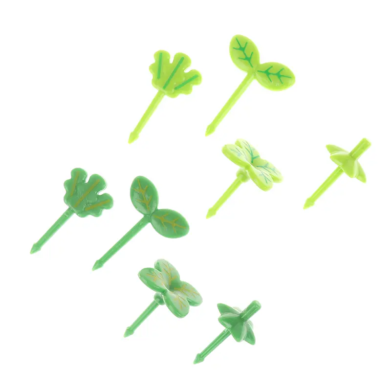 8pcs Fruit Fork Kids Snack Dessert Toothpick Decor Lunch Salad Accessories Cake Picks