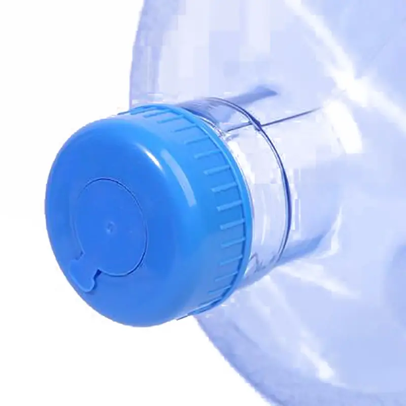 55mm Disposable Water Dispenser Bucket Bottle Cover Pure Bucket Screw Smart Cover Reusable Water Dispenser Size Replacement Blue