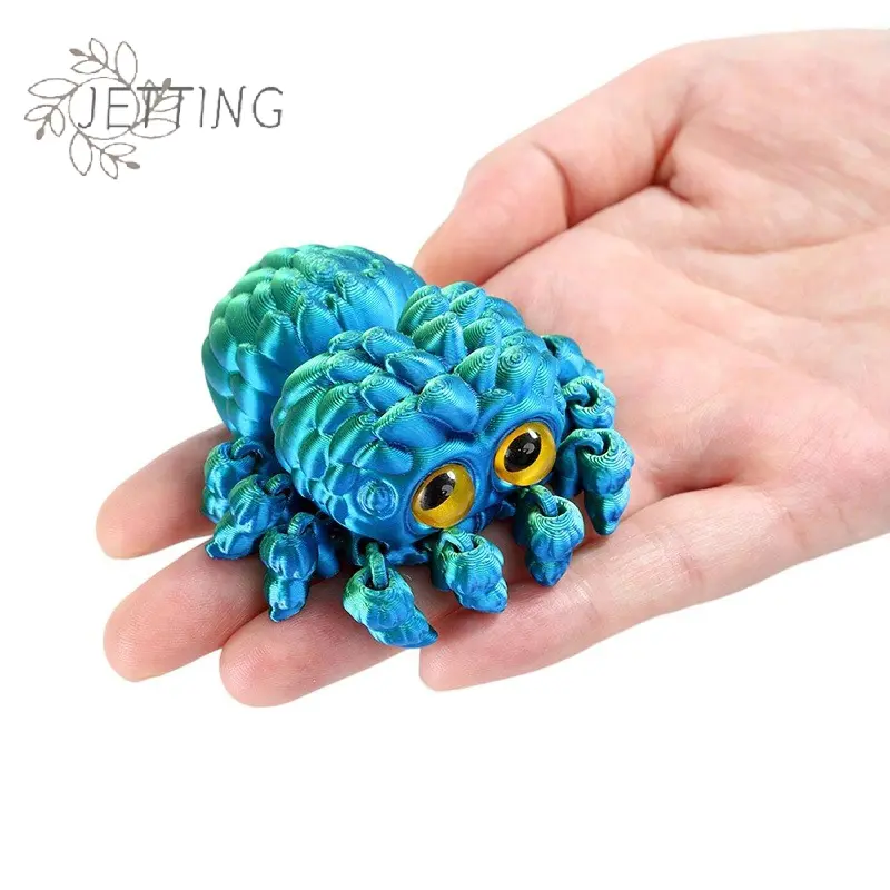 3D Printed Spider Figurine Indoor/Outdoor Decor For Home & Car Perfect For Halloween & Christmas Fidget Toy Gift Desk Toy Home
