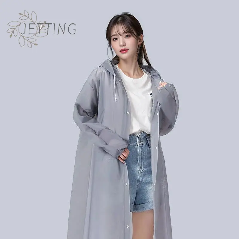 Waterproof Raincoat Adult Travel Fashion Raincoats Outdoor Portable Lightweight Clothing Reusable Poncho Rainwear Supplies