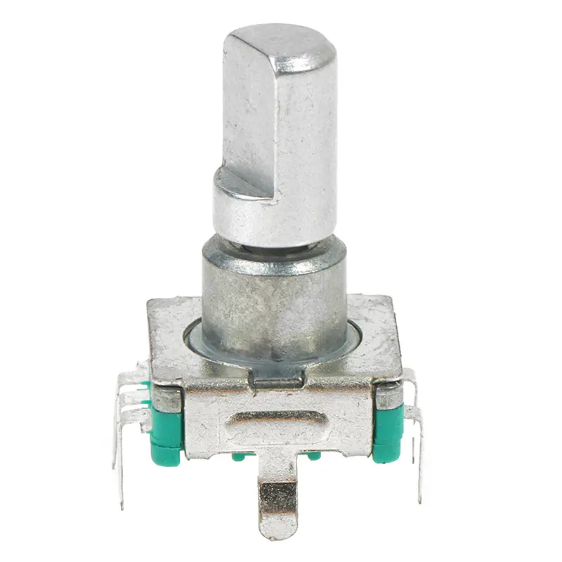 1PC EC11 Thin Rotary Encoder with Switch 30 Positioning 15 Pulse 15mm Half-axis