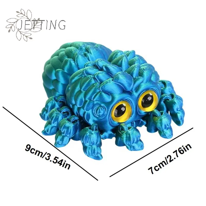 3D Printed Spider Figurine Indoor/Outdoor Decor For Home & Car Perfect For Halloween & Christmas Fidget Toy Gift Desk Toy Home