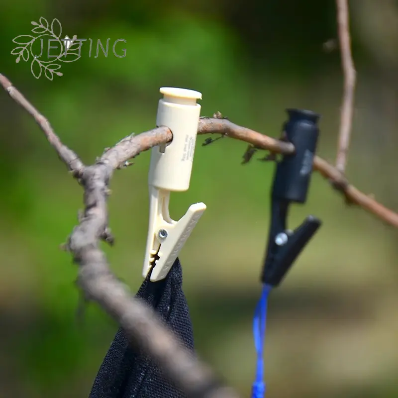 2/4/8Pcs Outdoor Clothesline Positioning Clip Underwear Socks Laundry Clothes Peg Clothespin Mini Camping Windproof Clip