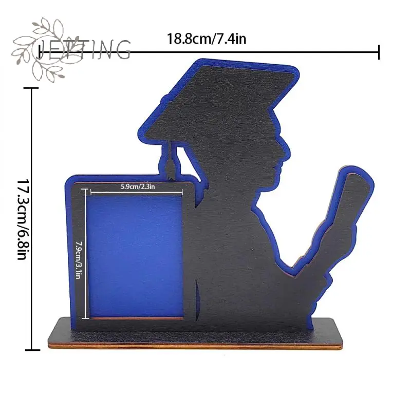 Wood Class Of 2025 Graduation Frame Wooden Table Graduation Picture Frame Home Desktop Ornaments
