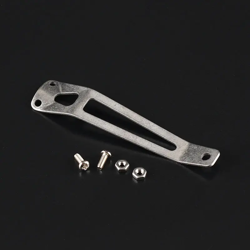 1Pcs Flashlight Metal Holding Clip Iron Clip Flashlight Clip Universal Clip ,suitable For S2 / S2+ / M1 / C8