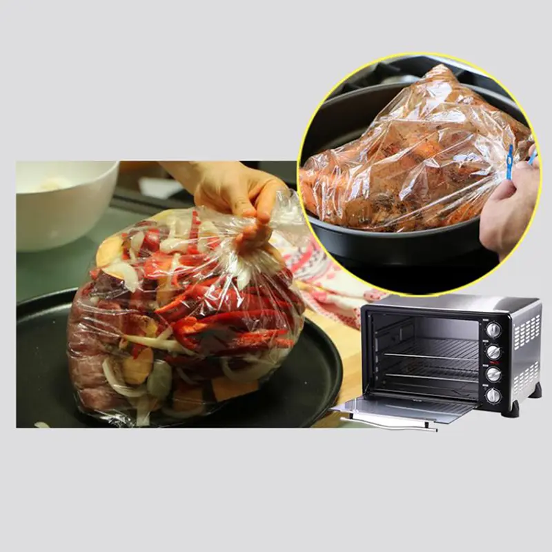 10PC Kitchen Roast Bags Microwave Oven Bag Toast Bag High Temperature Cook Bags Oasting Turkey Bag For Cooking Oven Bags