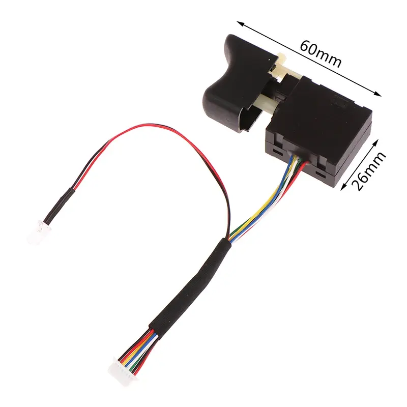 1Pc Electric Drill Switch Adjustable Speed Controller Switch Brushless Wrench Switch Power Tool