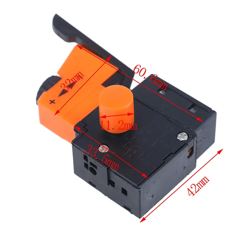 1pc Trigger Switch Speed Control Trigger Button for angle grinder Electric hammer Drill Speed Switch Lock / Unlock Electric Tool
