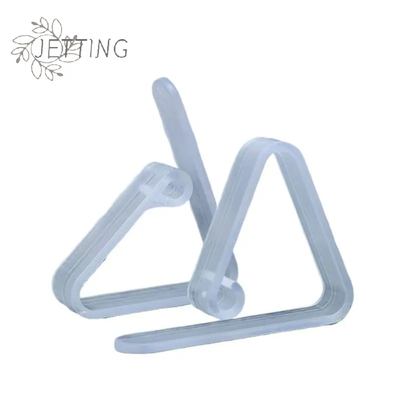 10pcs Tablecloth Transparent Anti Slip Clip Fixing Buckle Household Table Corner Tablecloth Clip Fixing Device Plastic Buckle