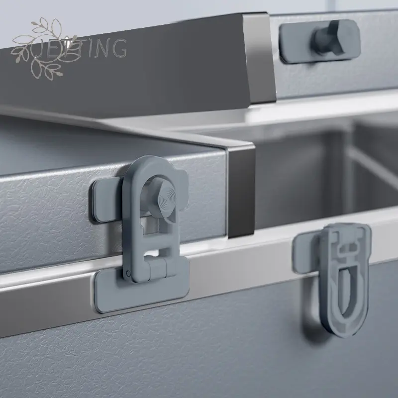 1pc Multifunction Useful Refrigerator Door Latch New Plastic Baby Safety Lock Kids Security Protection Cabinet Drawer Lock