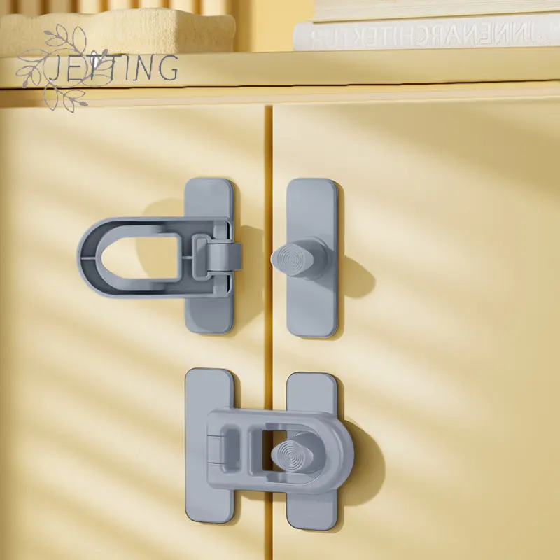 1pc Multifunction Useful Refrigerator Door Latch New Plastic Baby Safety Lock Kids Security Protection Cabinet Drawer Lock