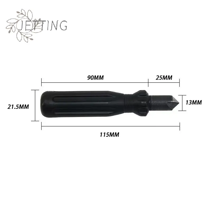 New Short Length Hand Reamer & Countersink General Tools Deburring & Trimming Scraper Professional Carpentry Deburring Tool Set