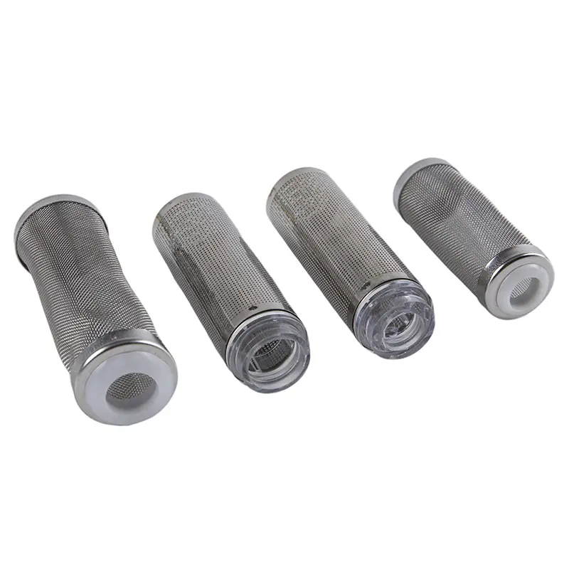 Aquarium Inflow Inlet Filter Stainless Steel Mesh Net Guard Fish Tank Filter Accesories Intake Strainer Prefilter Cover