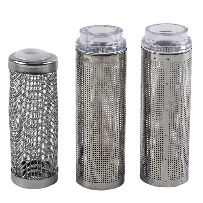 Aquarium Inflow Inlet Filter Stainless Steel Mesh Net Guard Fish Tank Filter Accesories Intake Strainer Prefilter Cover
