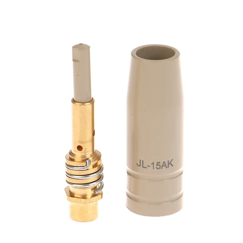 3Pcs/Set  MIG Torch Gas Nozzle Tip Holder 0.8/1.0/1.2mm Of 15AK MIG MAG Welding Torch New Coating Protection Nozzle