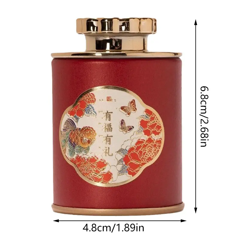 Mini Black Tea Green Tea Airtight Smellugar Coffee Caddy Organizer Travel Portable ContainerSealed Can Tea Jar Storage Boxes