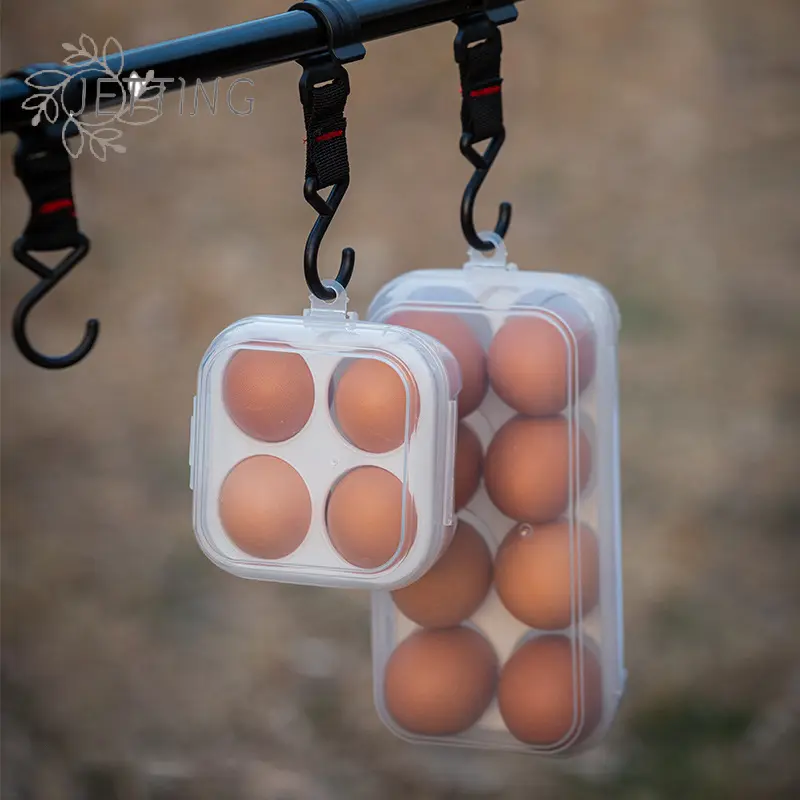 Outdoor Shockproof Egg Box Storage Box, Portable Camping Shatterproof Egg Tray, Home Plastic Protection Box, Travel Shatterproof
