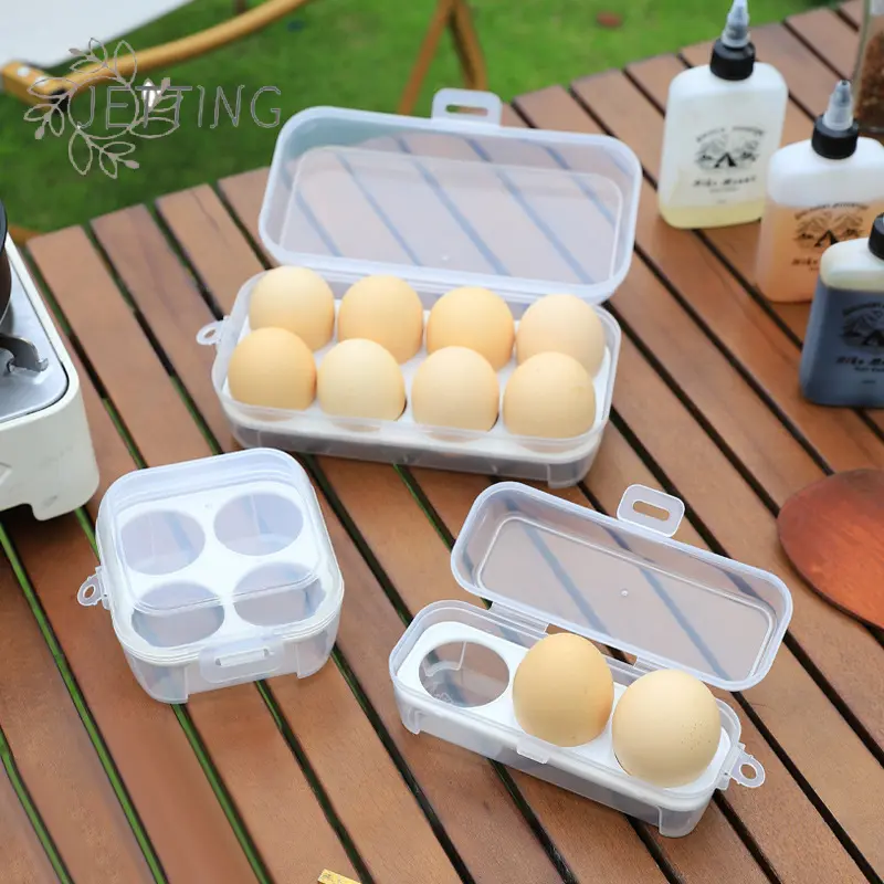 Outdoor Shockproof Egg Box Storage Box, Portable Camping Shatterproof Egg Tray, Home Plastic Protection Box, Travel Shatterproof