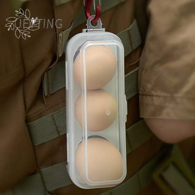 Outdoor Shockproof Egg Box Storage Box, Portable Camping Shatterproof Egg Tray, Home Plastic Protection Box, Travel Shatterproof