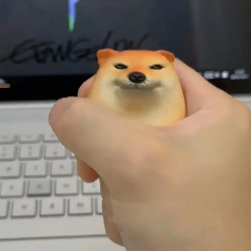 1pc Dog&Egg Decoration Creative Shiba Inu Realistic Egg Shape Desk Decor For Home Office Fun Christmas Gift Home Decor Figurine
