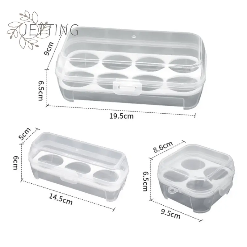 Outdoor Shockproof Egg Box Storage Box, Portable Camping Shatterproof Egg Tray, Home Plastic Protection Box, Travel Shatterproof
