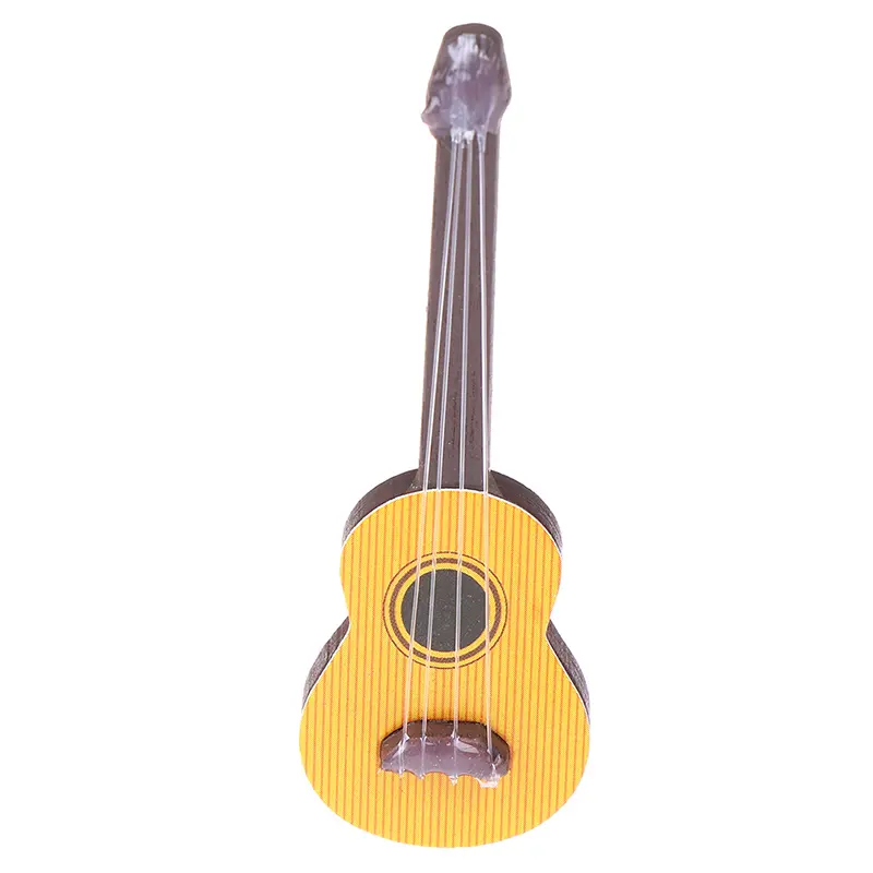 1:12 Dollhouse miniature guitar accessories instrument doll house ornament