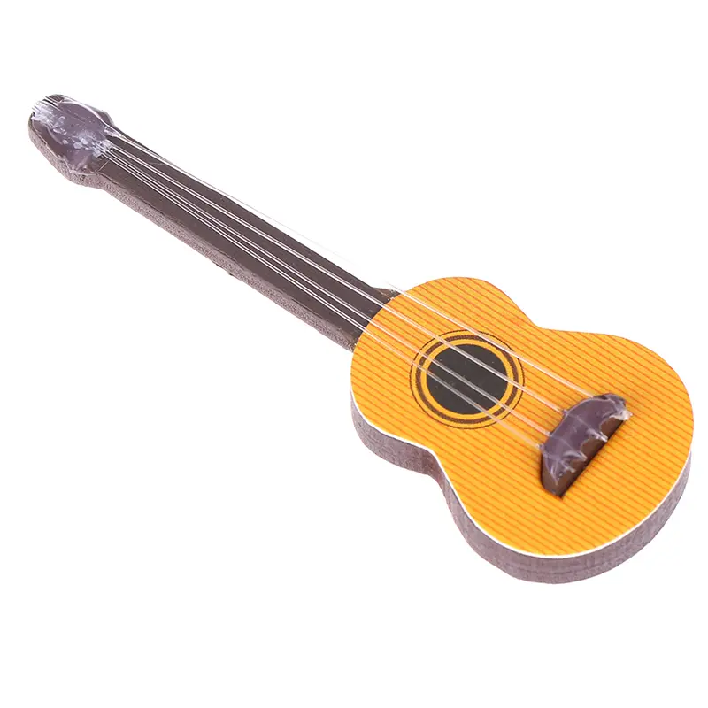1:12 Dollhouse miniature guitar accessories instrument doll house ornament