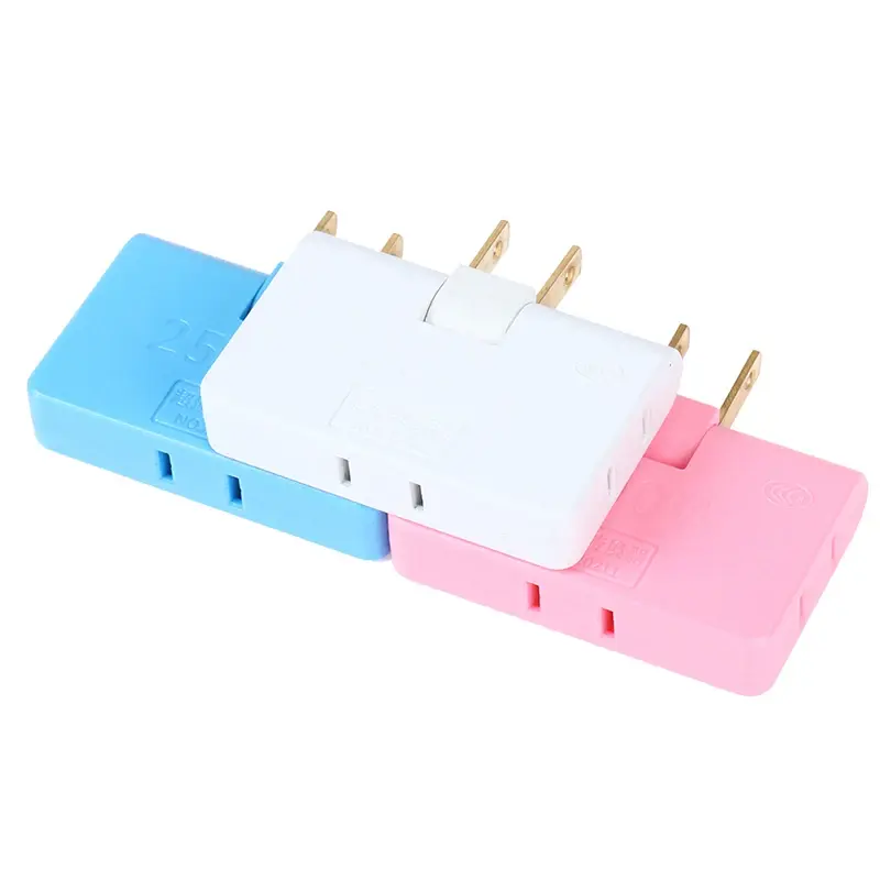 1PC Rotatable Socket Converter 180 Degree Multi Plug Slim Wireless Outlet Adapter Extension Plug
