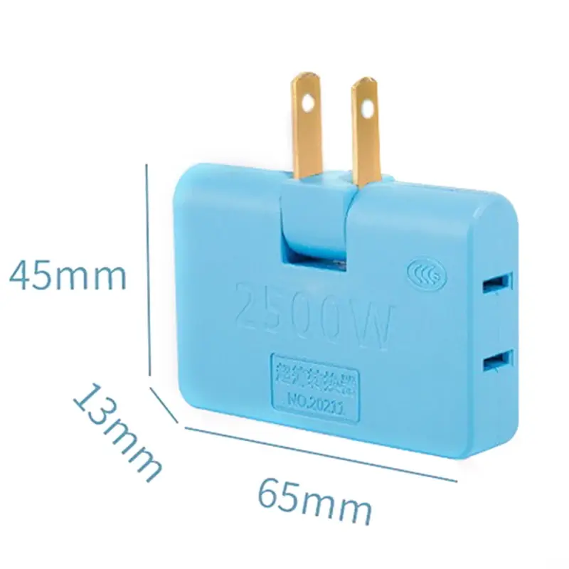 1PC Rotatable Socket Converter 180 Degree Multi Plug Slim Wireless Outlet Adapter Extension Plug