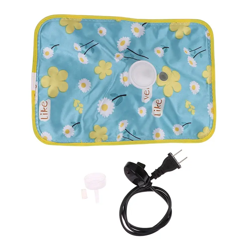 1PC Rechargeable Electric Hot Water Bottle Hand Warmer Heater Bag For Winter 1100ml EU/US Plug