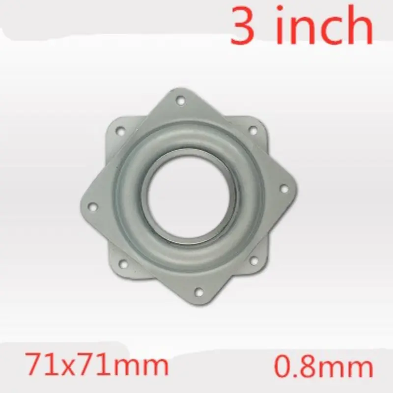 360 Degree Heavy Duty Metal Bearing Rotating Rolling Swivel Turntable Plate Desk Table Bearings Plate