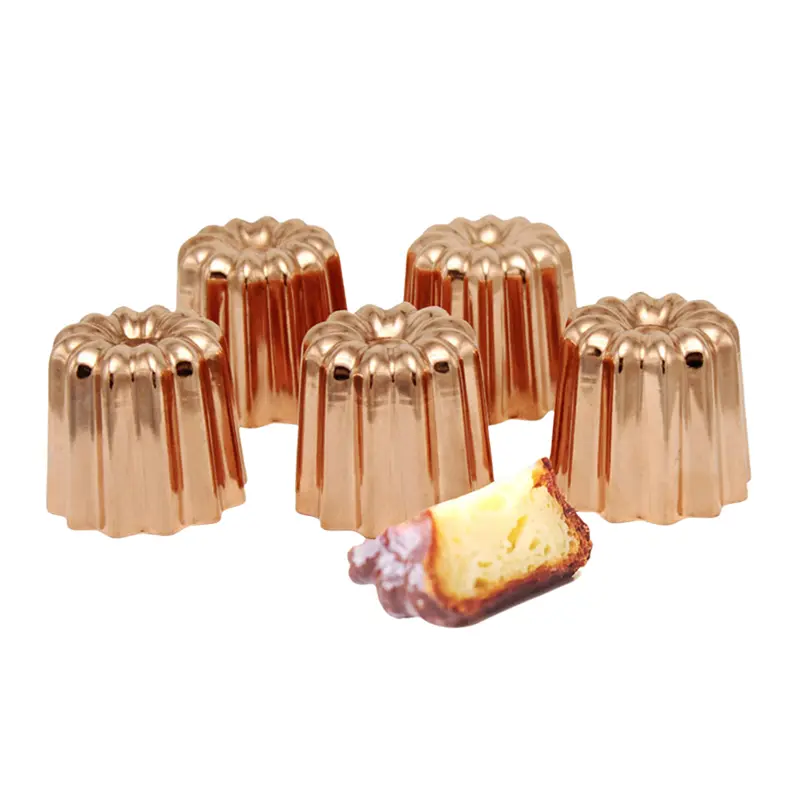 1PC Aluminum Alloy Chocolate Mold Pudding Jelly Cake Molds Flower Shaped Soap Mold Bakeware DIY