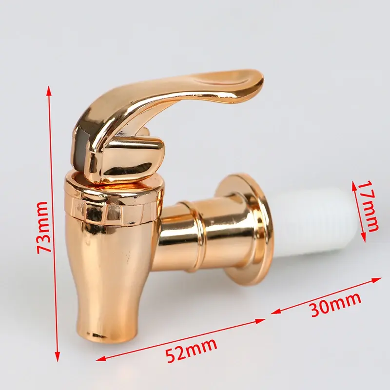 17mm ABS Wine Valve Water Dispenser Switch Tap Glass Wine Bottle Plastic Faucet Jar Wine Barrel Water Tank Faucet With Filter