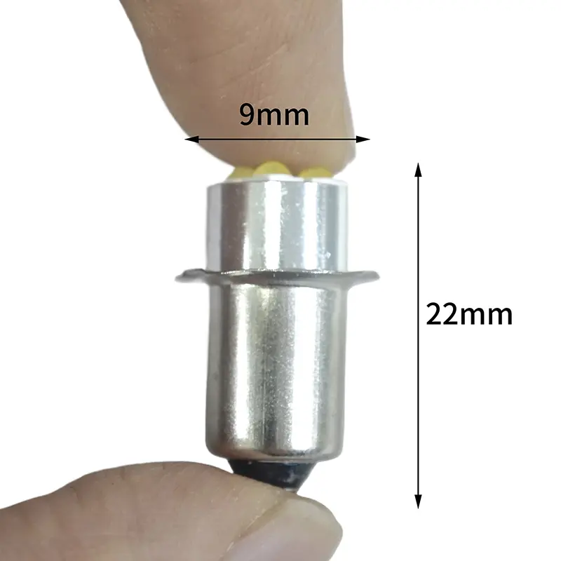P13.5s High Brightness LED Bulb Indicator Lamp 10-60V 4W White Miniature Light Replace For Torch Flashlight Bicyle Work Lamp
