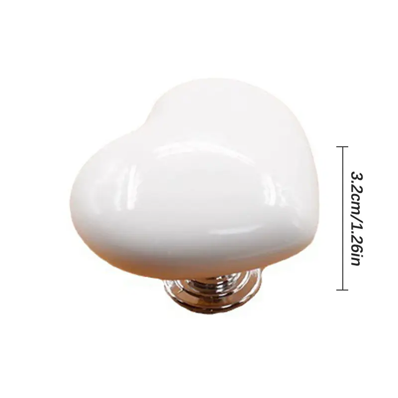 1/2Pcs Toilet Presser Heart Shape Handle Love Toilet Bathroom Water Tank Press Button Push Switch Bathing Room Accessories Tool