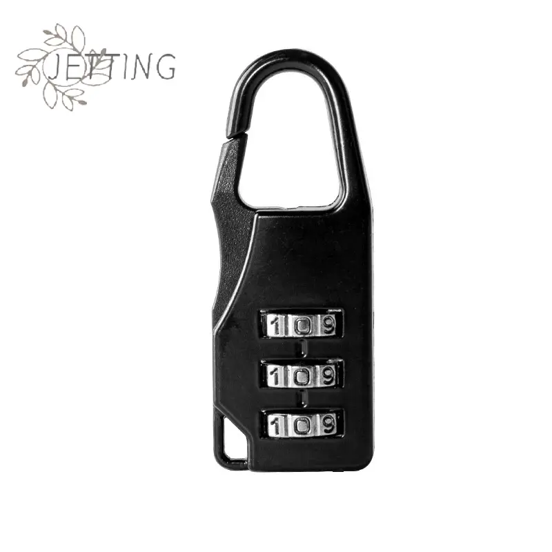 Bags Baggage Door Padlock 3 Dial Digit Combination Secret Safe Code Password Locks Bookbag Anti-theft Backpack Zipper Padlock