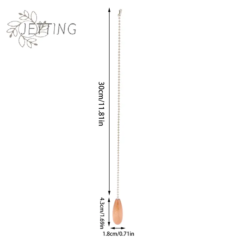 Ceiling Fan Chain Pulls Wooden Pull Chain Pendant Rope Extension Pull Chain Easy Install Removal For Ceiling Light Lamp Fan