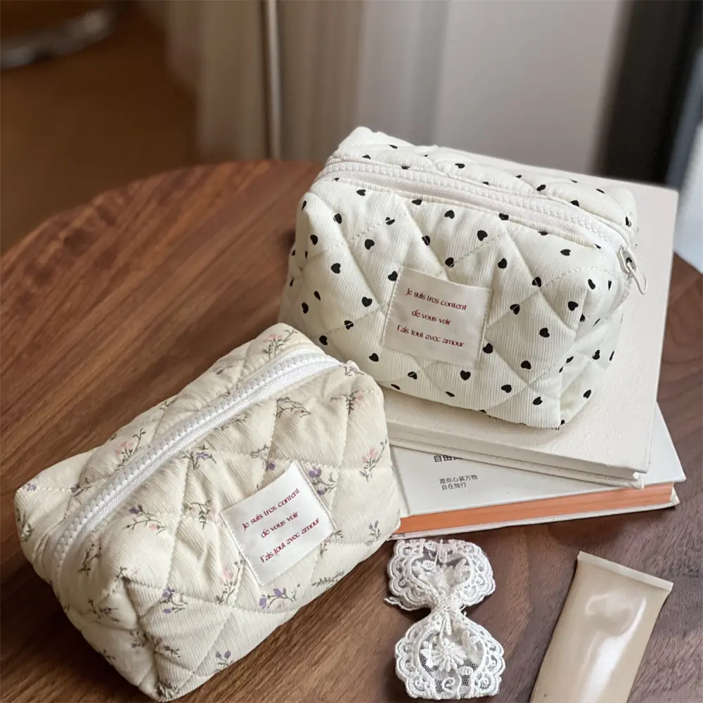 Simple Zipper Casual Coin Pouch Corduroy Mini Purse White Cute Coin Purse Small Cute Wallet Cute Purse Clutch Bag