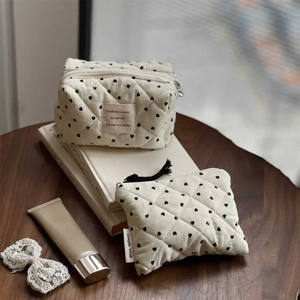 Simple Zipper Casual Coin Pouch Corduroy Mini Purse White Cute Coin Purse Small Cute Wallet Cute Purse Clutch Bag
