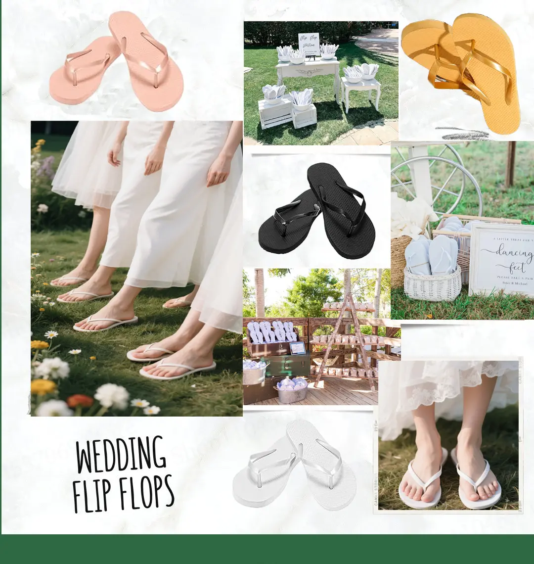 12-100Pairs Flip Flops Bulk Wedding Favors for Guest Wedding Beach Sandals Hotel Spa Slippers  Bachelorette Hen Party Slippers