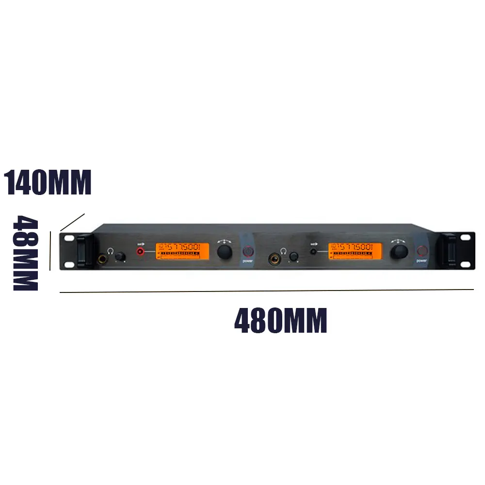 Leicozic Professional In Ear Monitors SR2050 IEM In-Ear Monitor System Stage Monitoring System Wireless Monitor In Ear Uhf Kit