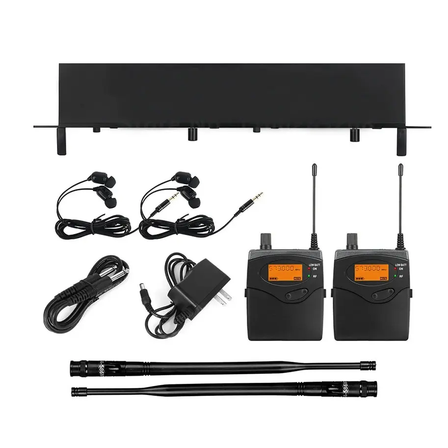 Leicozic Professional In Ear Monitors SR2050 IEM In-Ear Monitor System Stage Monitoring System Wireless Monitor In Ear Uhf Kit