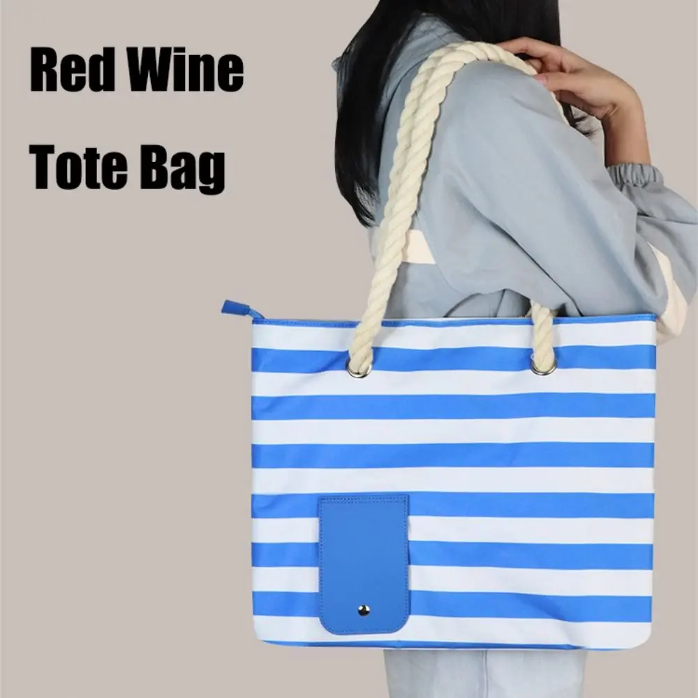 1PC Red Wine Dispenser Tote Bag Multifunctional Travel Wine Dispenser Insulated Bag Go Out Leak-Proof Wine Bag Drink Carry Bag