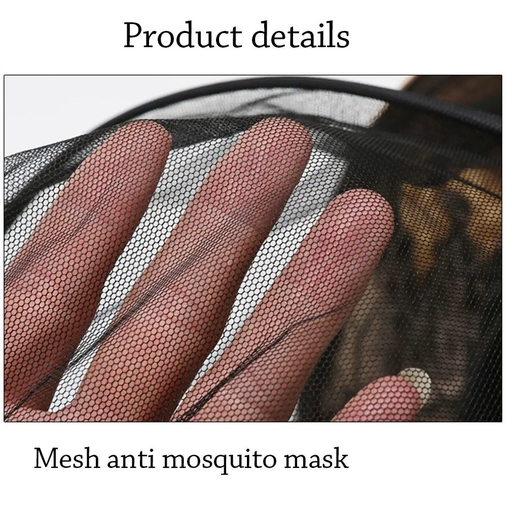 Mosquito Hat With  Net Mesh Repellent Insect Bee Protection Men Women Sunscreen Fishing Cap Outdoor  Net Mesh Caps