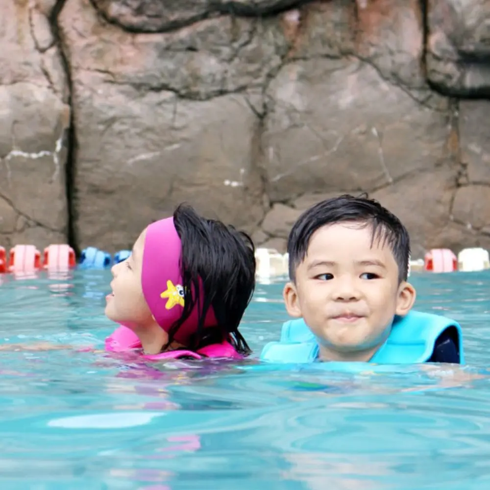 Adjustable Waterproof Headband Earplugs Set Swimming Headband And Keep Water Out Ear Protection With Band Ear Band for Swimming
