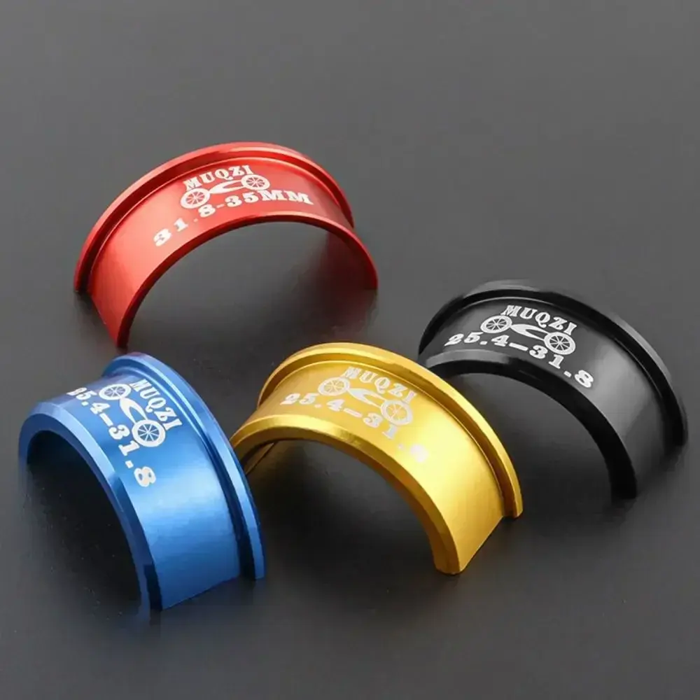 Aluminum Alloy Bike Handlebar Adapter Black Gold Red Blue 25.4-31.8mm 31.8-35mm Bicycle Parts Lightweight